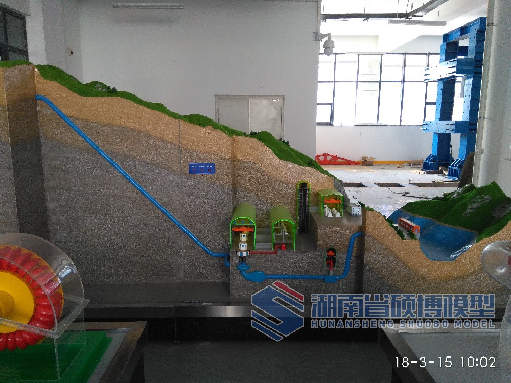 天荒坪抽水蓄能水电站模型