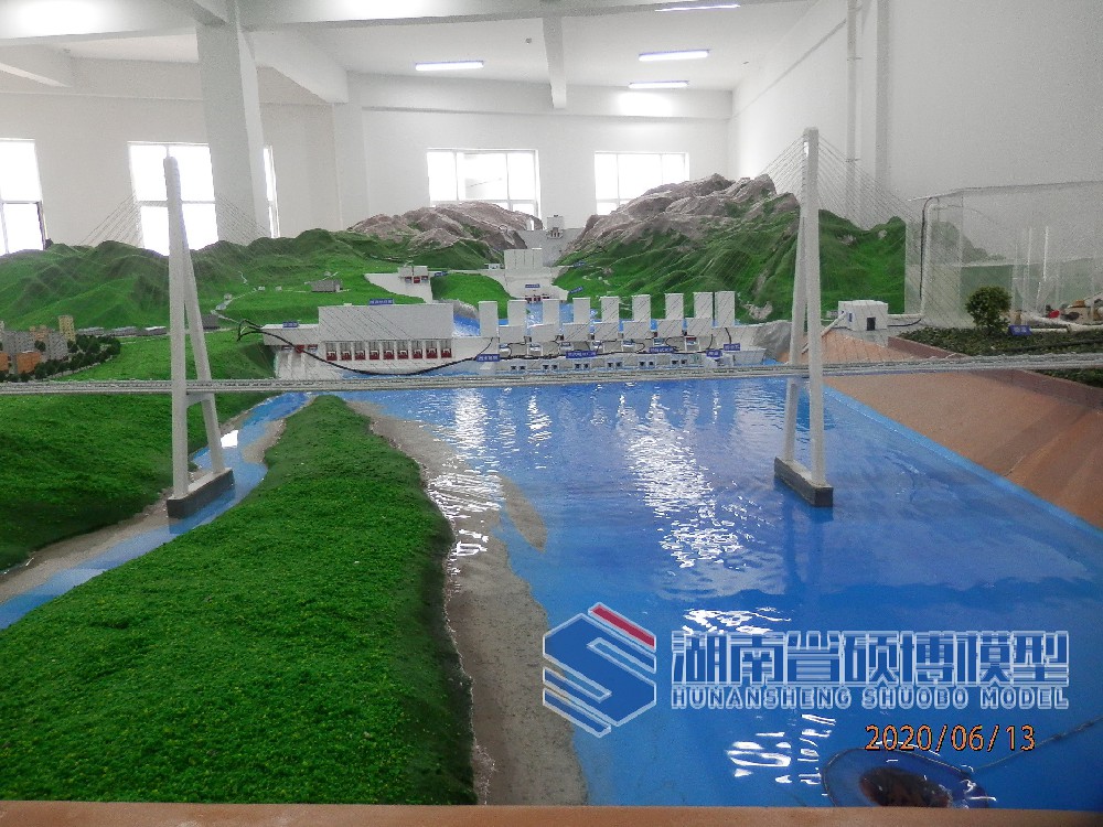 水利枢纽模型