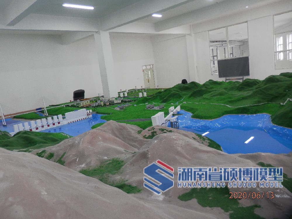 水利枢纽模型