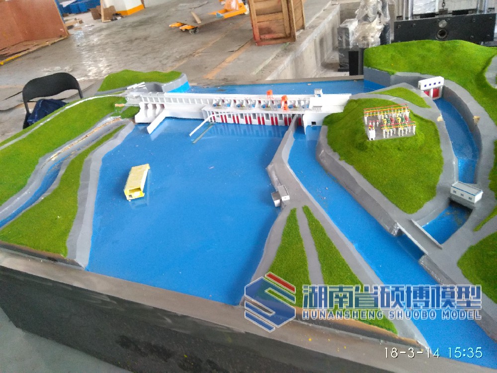 三峡水利枢纽模型