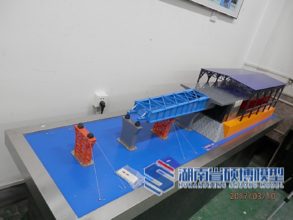 顶推法施工模型