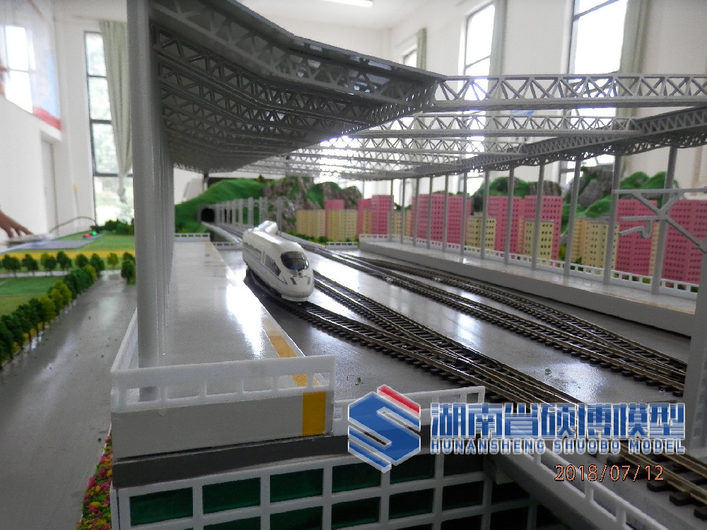 高铁轨道交通仿真模型