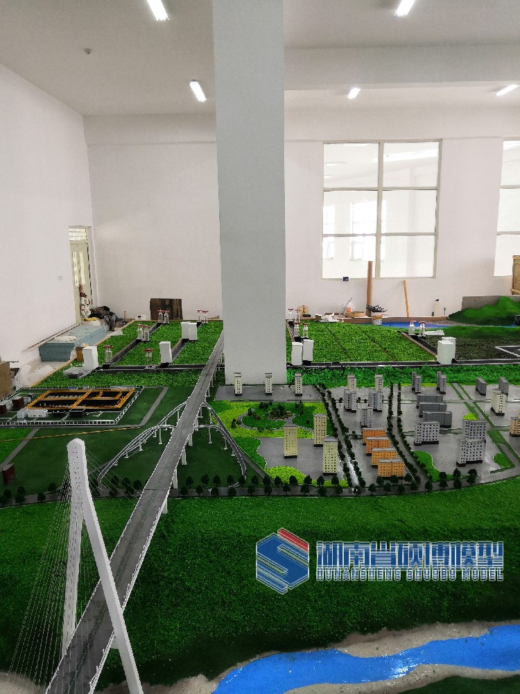 城市规划沙盘模型展示