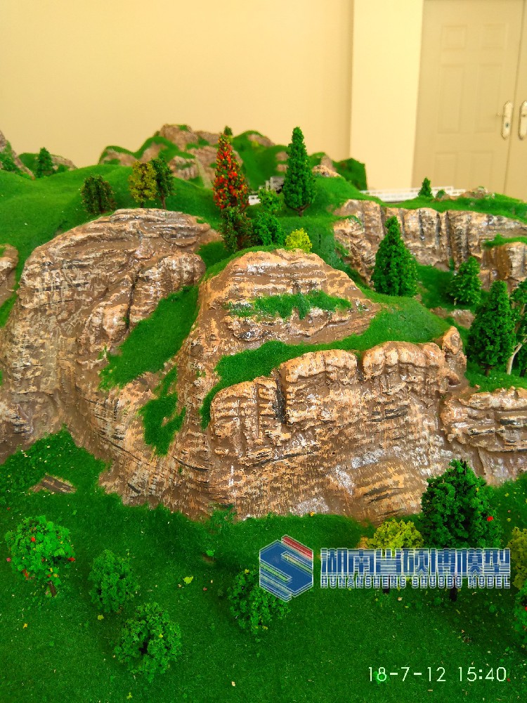 地形地貌教学模型